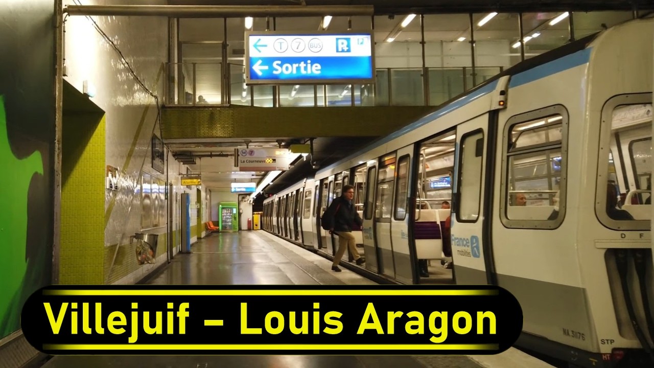 Metro Station Villejuif – Louis Aragon - Paris 🇫🇷 - Walkthrough 🚶