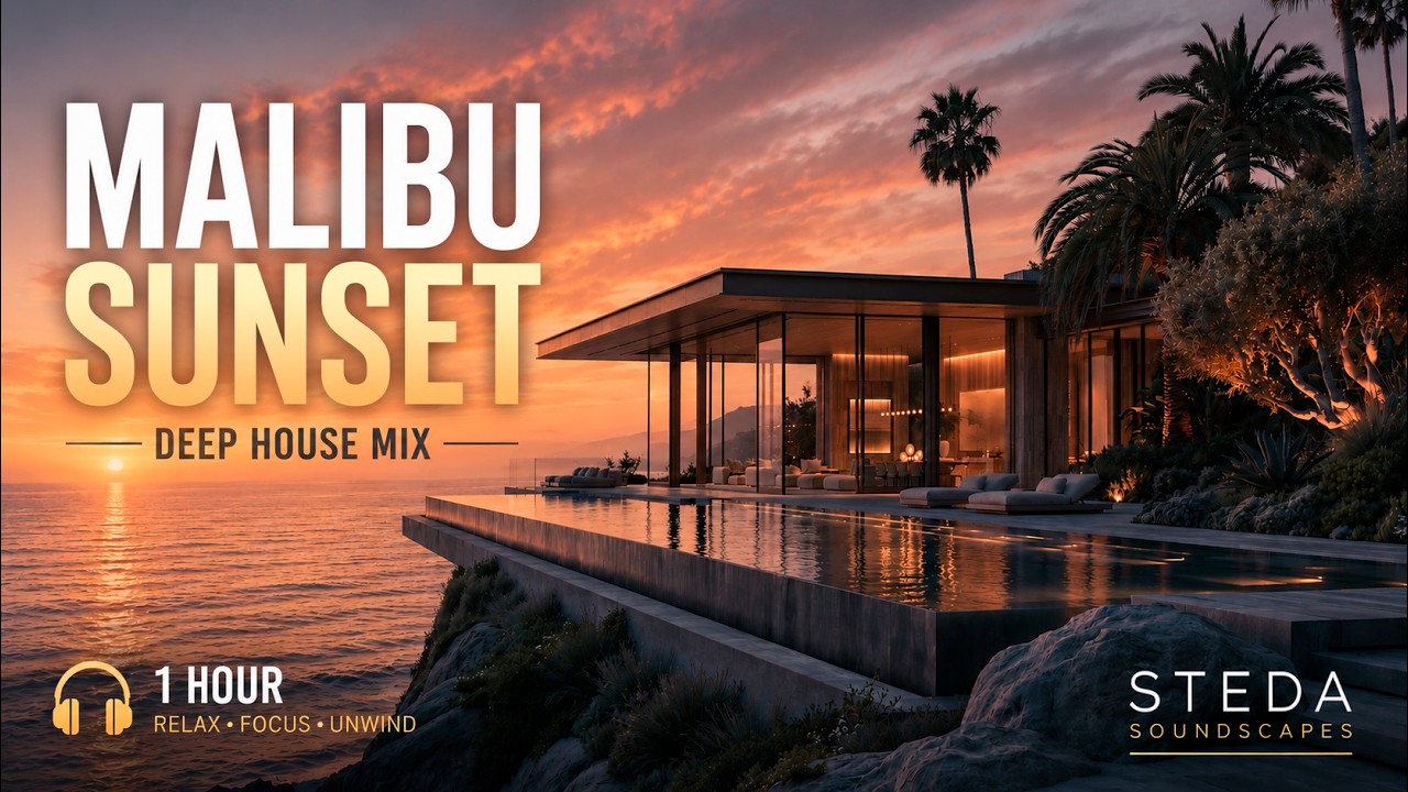 Malibu Sunset 🌅 Chill Sax Deep House & Lounge Music Mix 2026