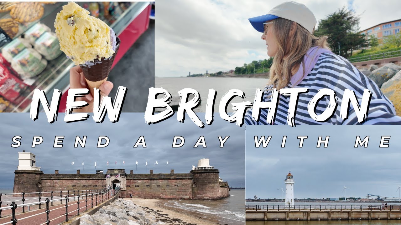 🌊 Spend the Day at New Brighton! | Pier Walk, Beach Views, Coffee & Treats 🍦☕