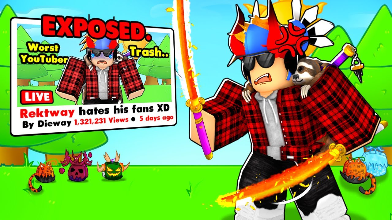 My Biggest HATER Tried To RUIN My Career, So I Did THIS... (ROBLOX BLOX FRUIT)