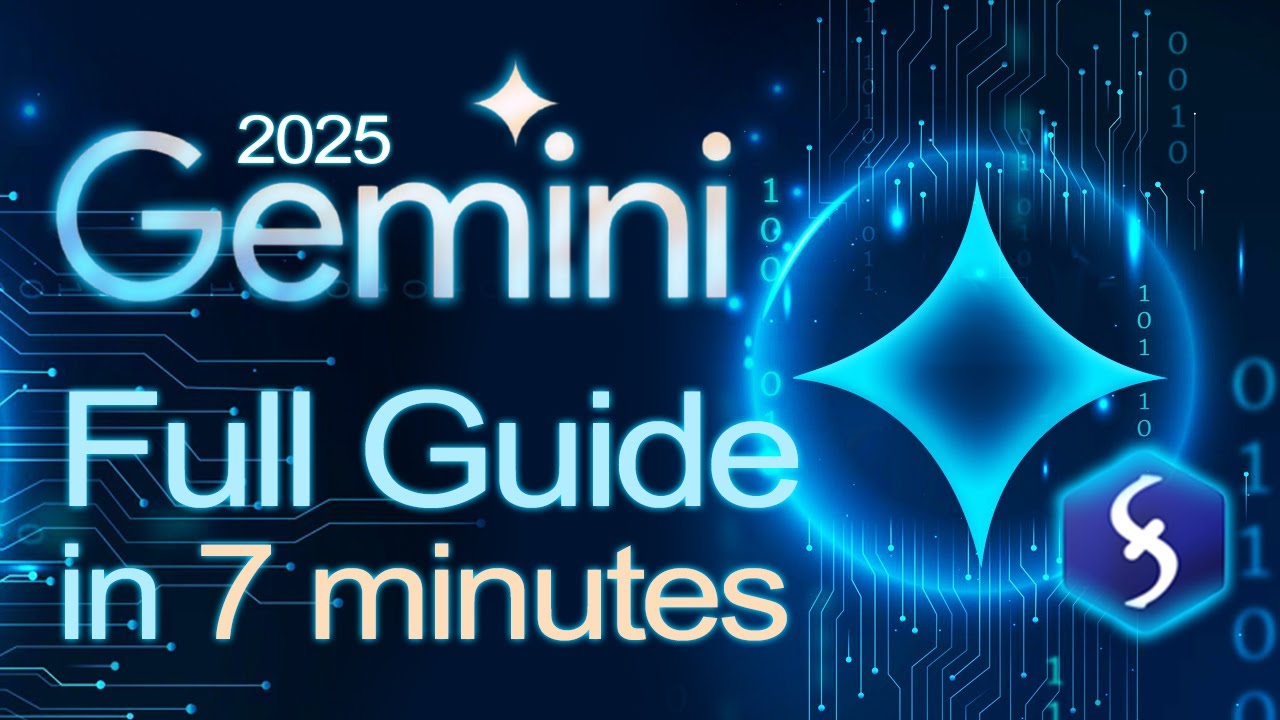 Google Gemini — Учебное пособие для начинающих за 7 МИНУТ! [ ПОЛНОЕ РУКОВОДСТВО 2025 ]