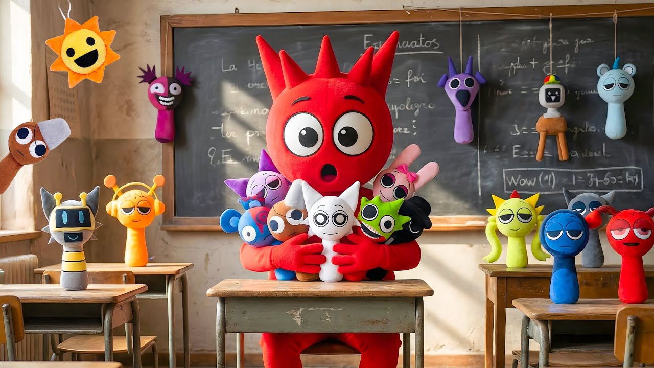 Рэдди обнаружил СЕКРЕТ в школе... Это Спрунки?!