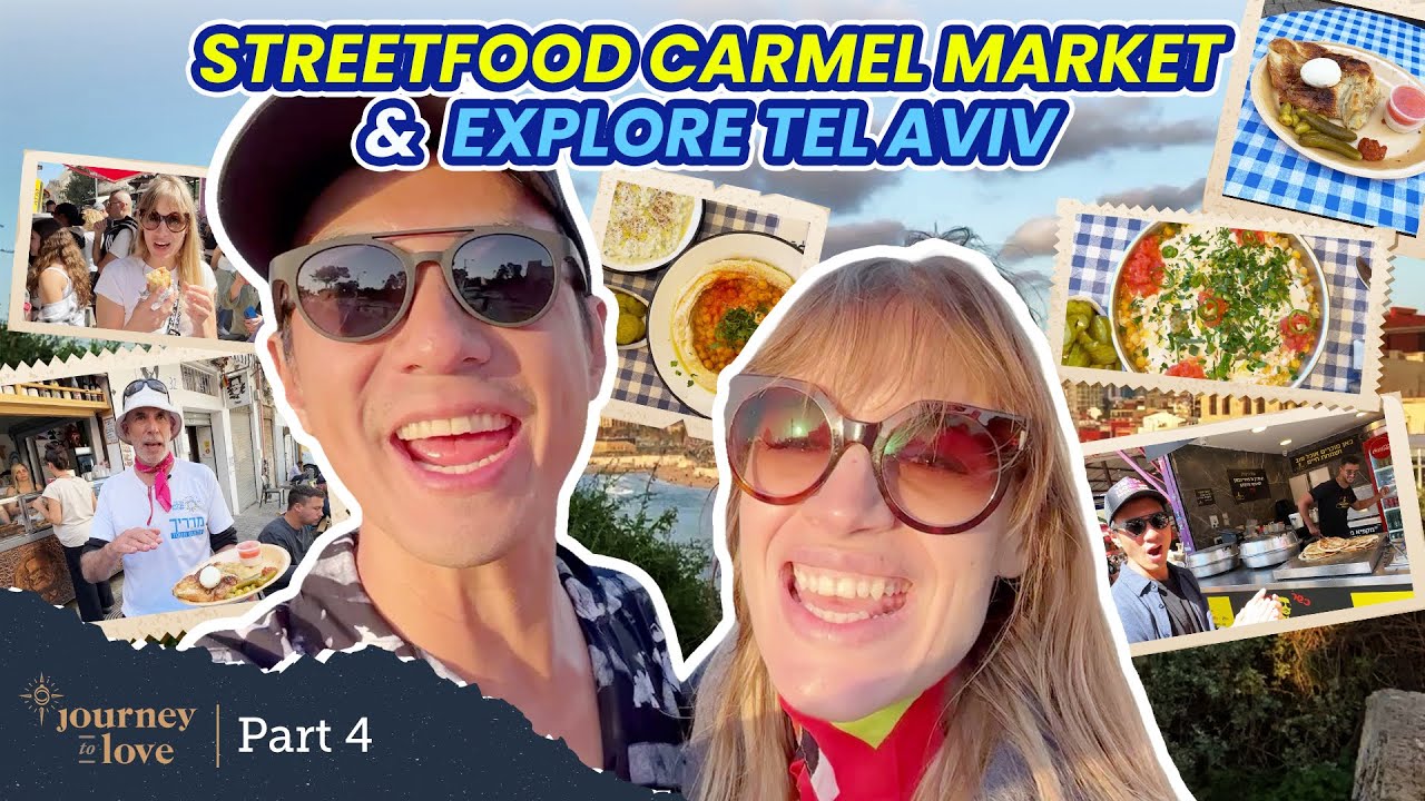 Daniel & Viola Explore Tel Aviv Sambil  Hunting Street Food di Carmel Market - Journey To Love