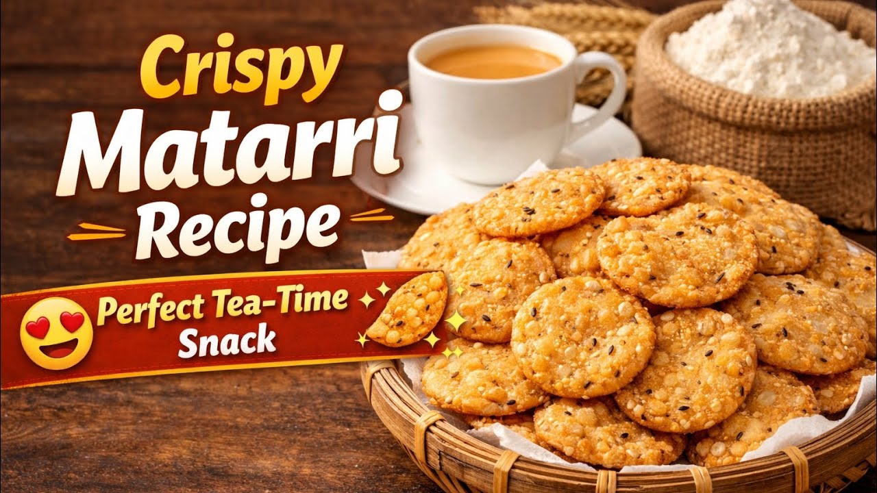 Crispy Matari Recipe 😍 | Perfect Tea-Time Snack | #babitakirasoi
