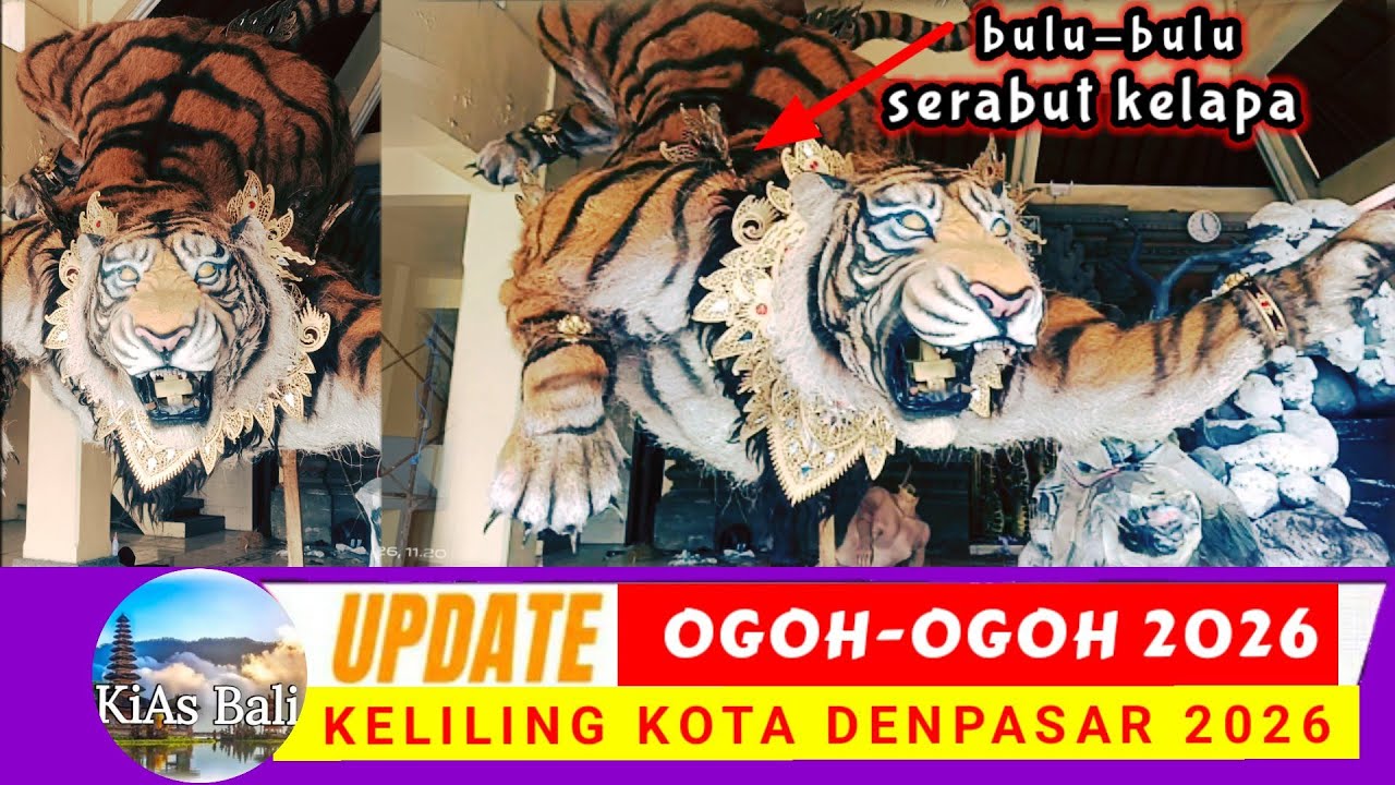 UPDATE TERKINI...‼️OGOH-OGOH UNIK 2026.‼️DI BUAT DARI BAHAN SERABUT KELAPA BR PAANG KELOD 2026
