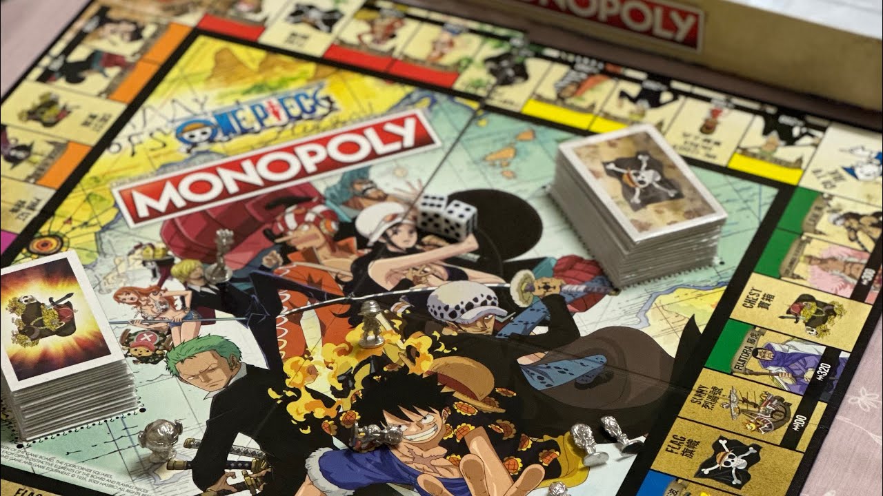 Super Stoked! Unboxed My One Piece Monopoly | Exploring Dressrosa #onepiece #unboxing