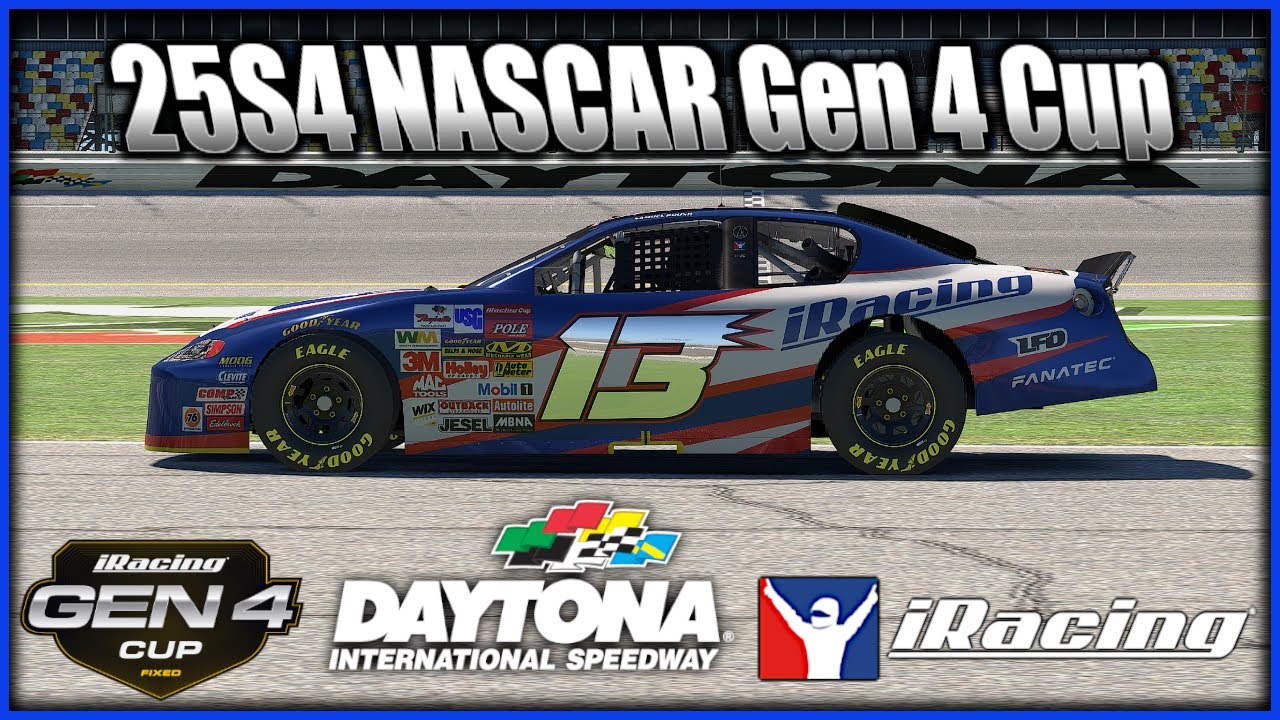 25S4 iRacing NASCAR Gen 4 Cup - Daytona 2008 (No Commentary)
