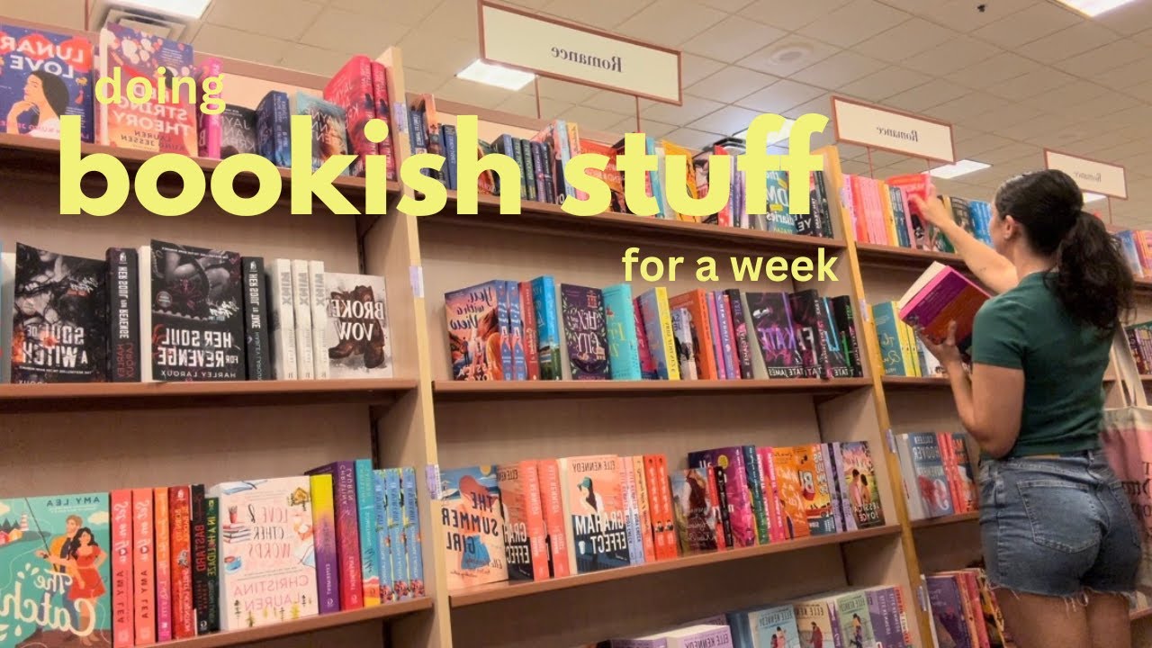 doing bookish stuff! 📚✨🤍 (book shopping, haul, redecorating my kindle, reading vlog)