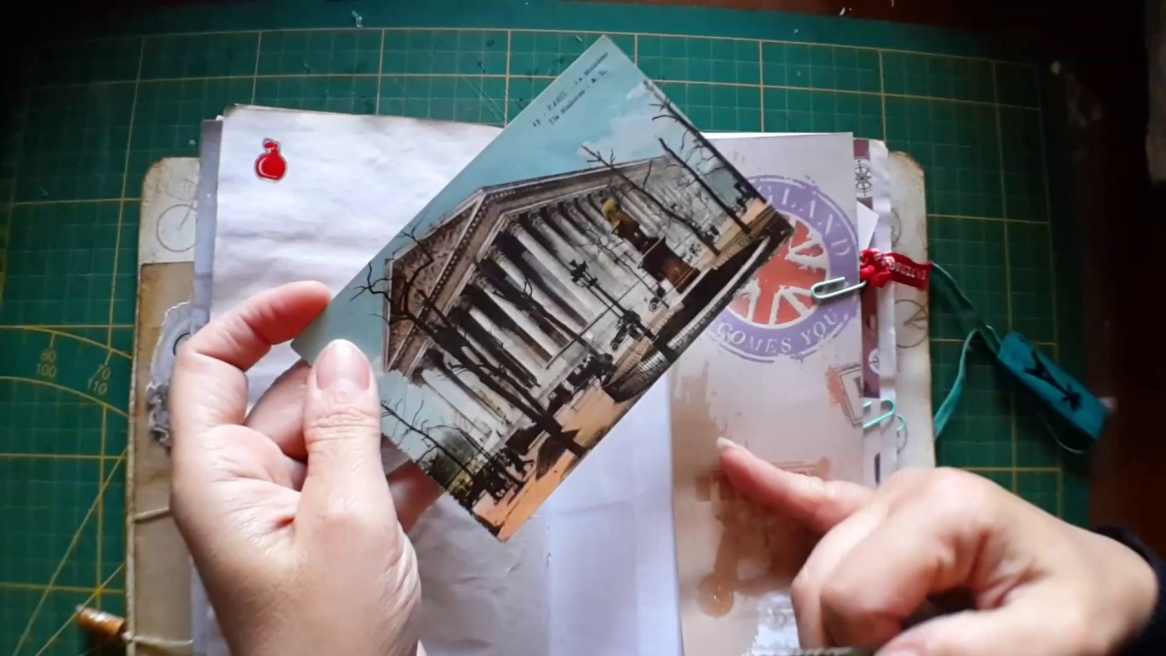Junk journal  vintage  voyage