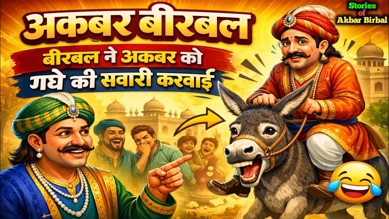 बीरबल ने अकबर को गधे कि सवारी करवाई | अकबर बीरबल कि कहानी | Akbar Birbal ki kahani | Moral Stories 