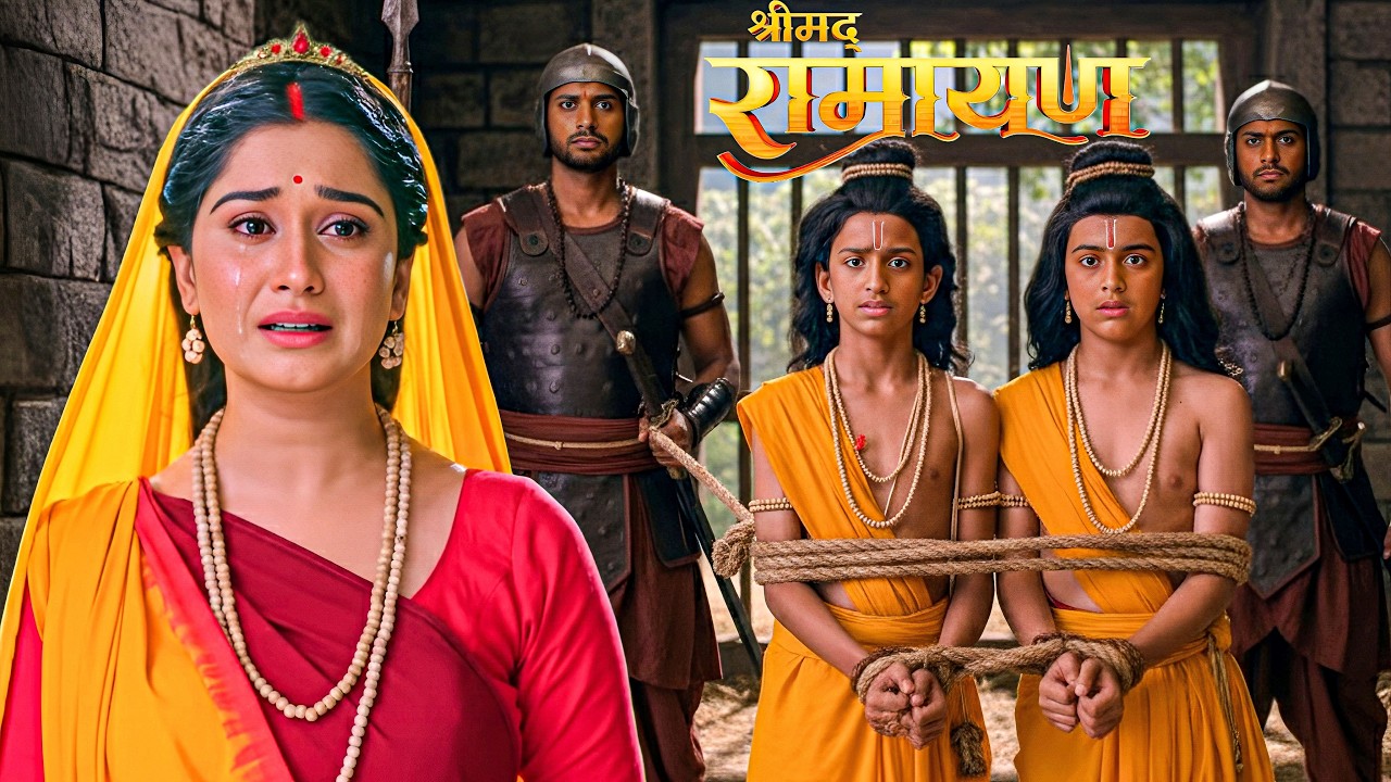 मिथिला के सैनिकों ने क्यों बनाया लव कुश को बंधी || Shrimad Ramayan || New Episode