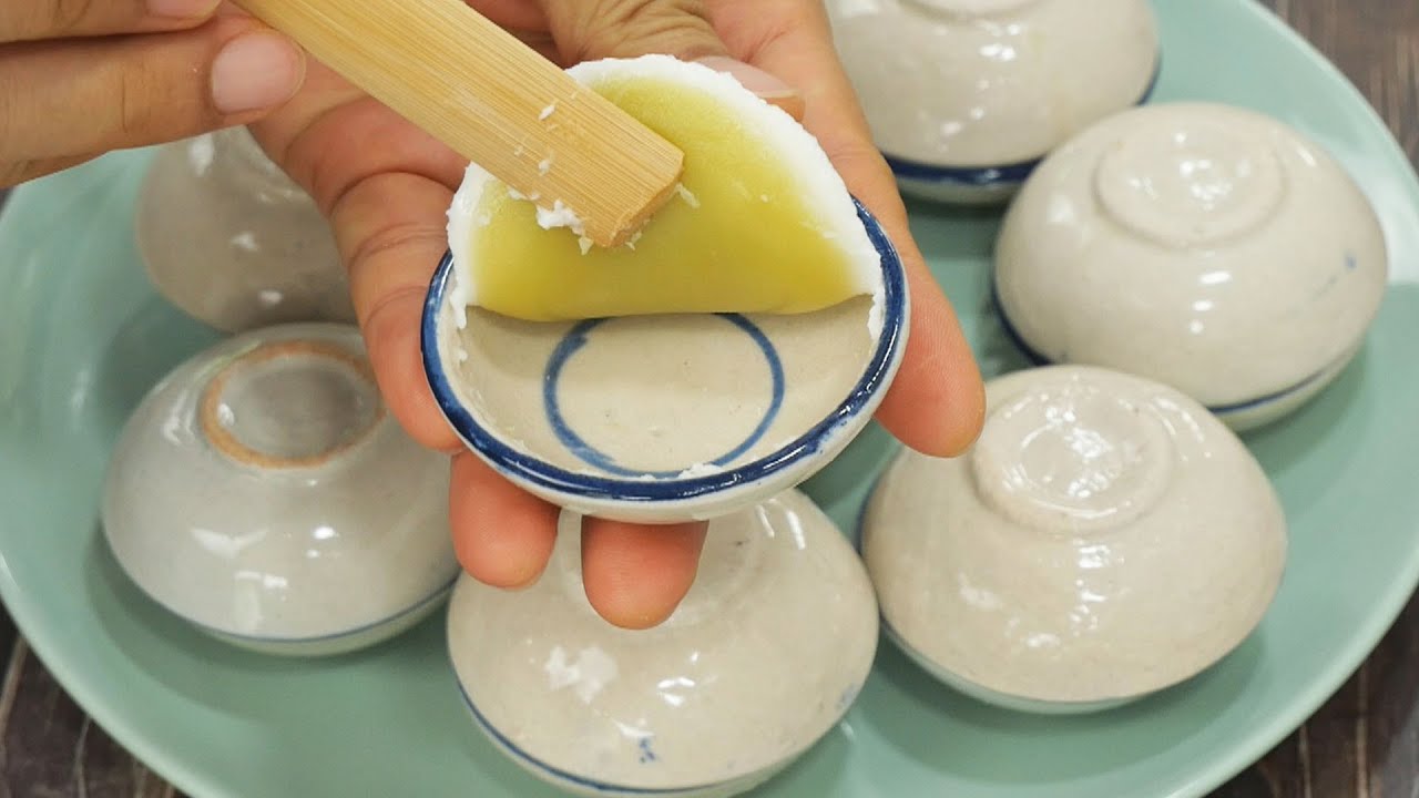 แจกสูตรขนมถ้วยใบเตย เนื้อนุ่ม กะทิแตกมันสวย รสชาติอร่อย