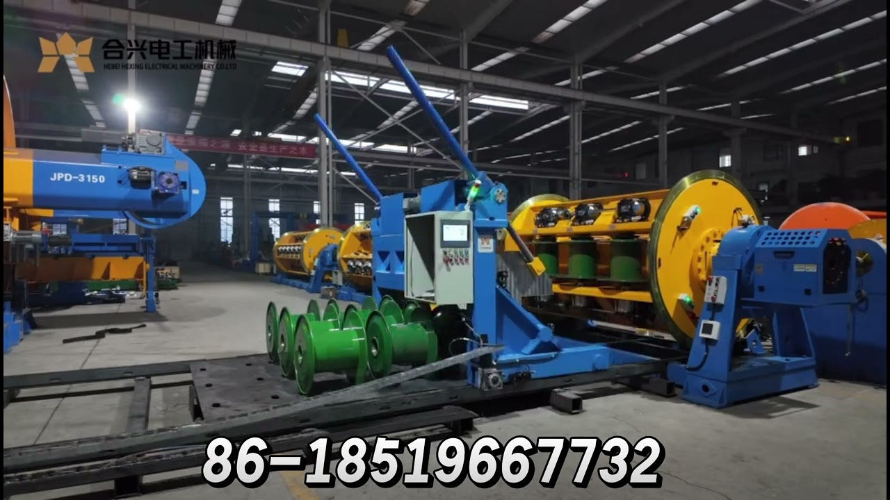 Horizontal loading system for rigid strander