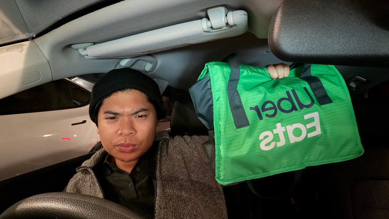 Realistic Day Vlog of an Uber Eats Driver