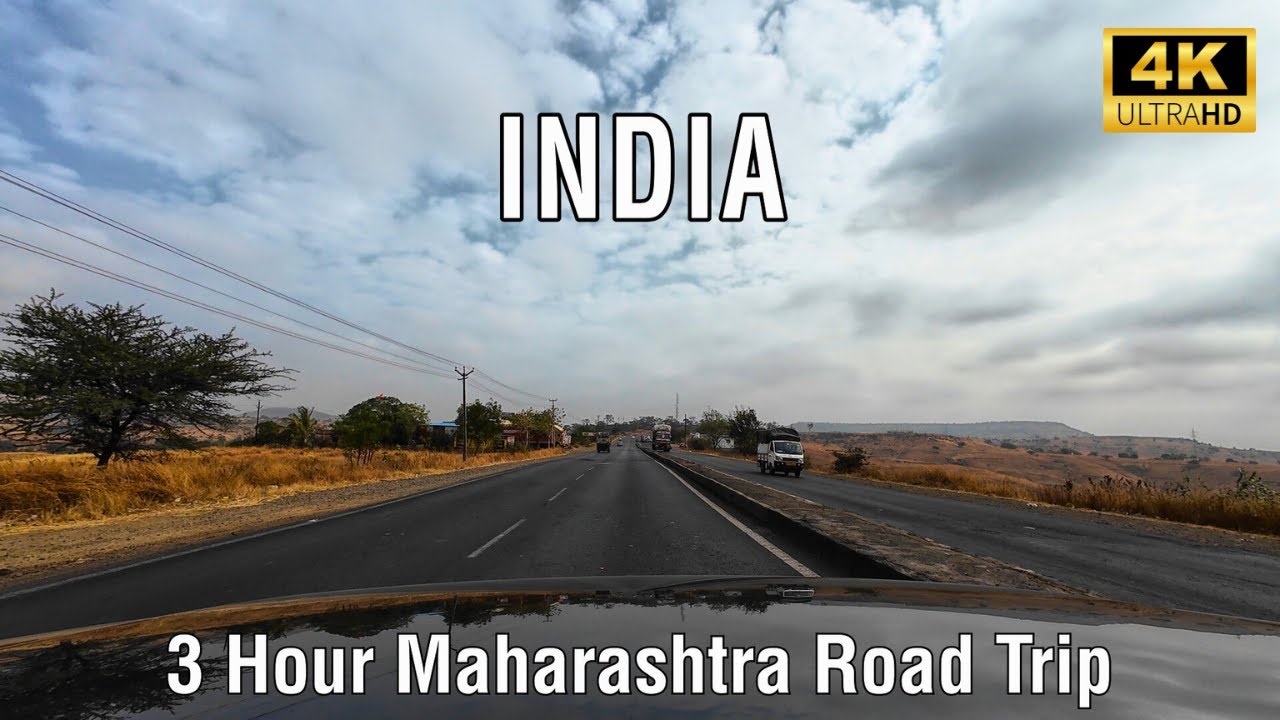Discover INDIA 🇮🇳 - 4K Scenic Drive - Pune to Ahilyanagar