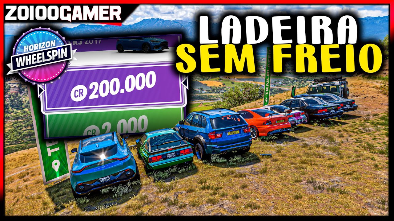 LADEIRA SEM FREIO DE ROLETA - FORZA HORIZON 5