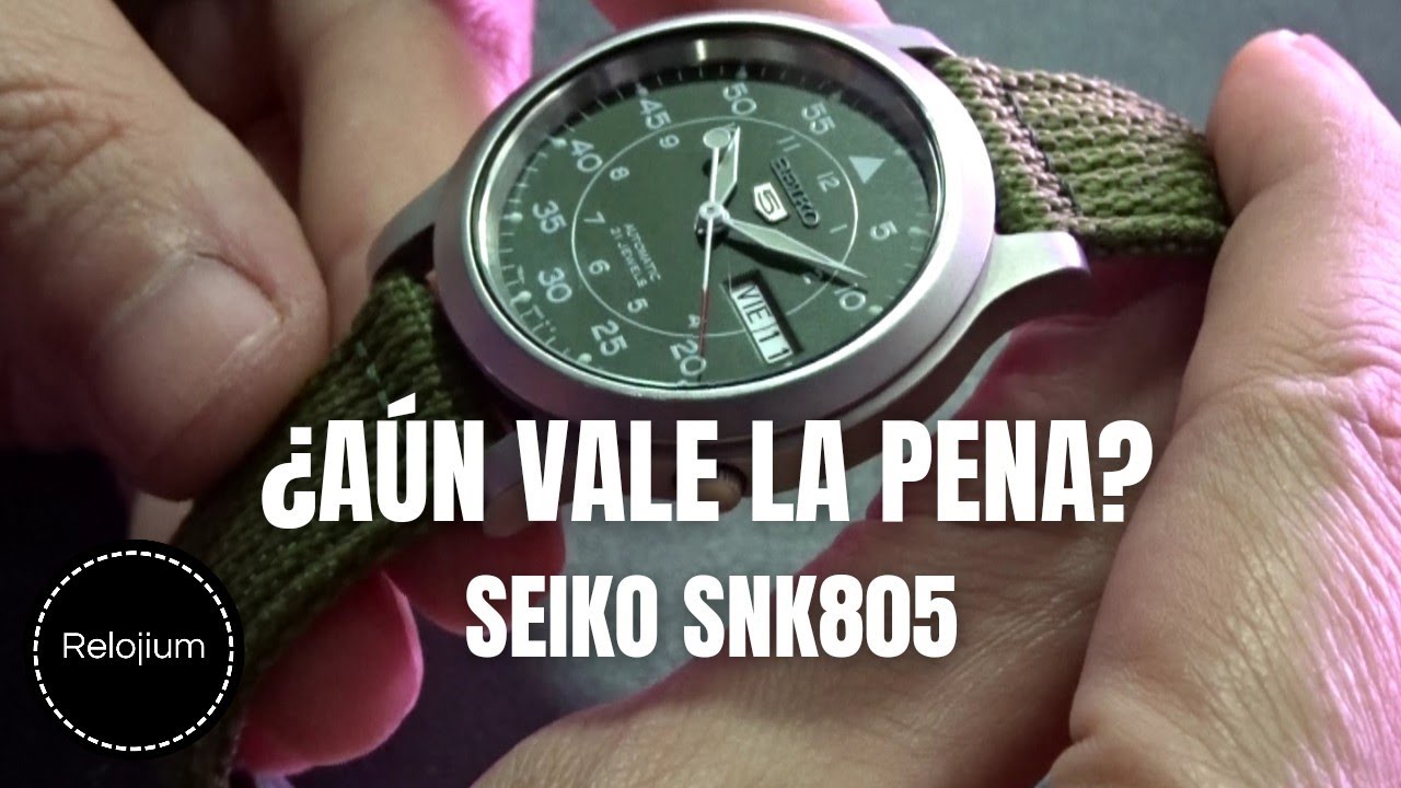 Vale la pena el Seiko 5 SNK805 en 2024?
