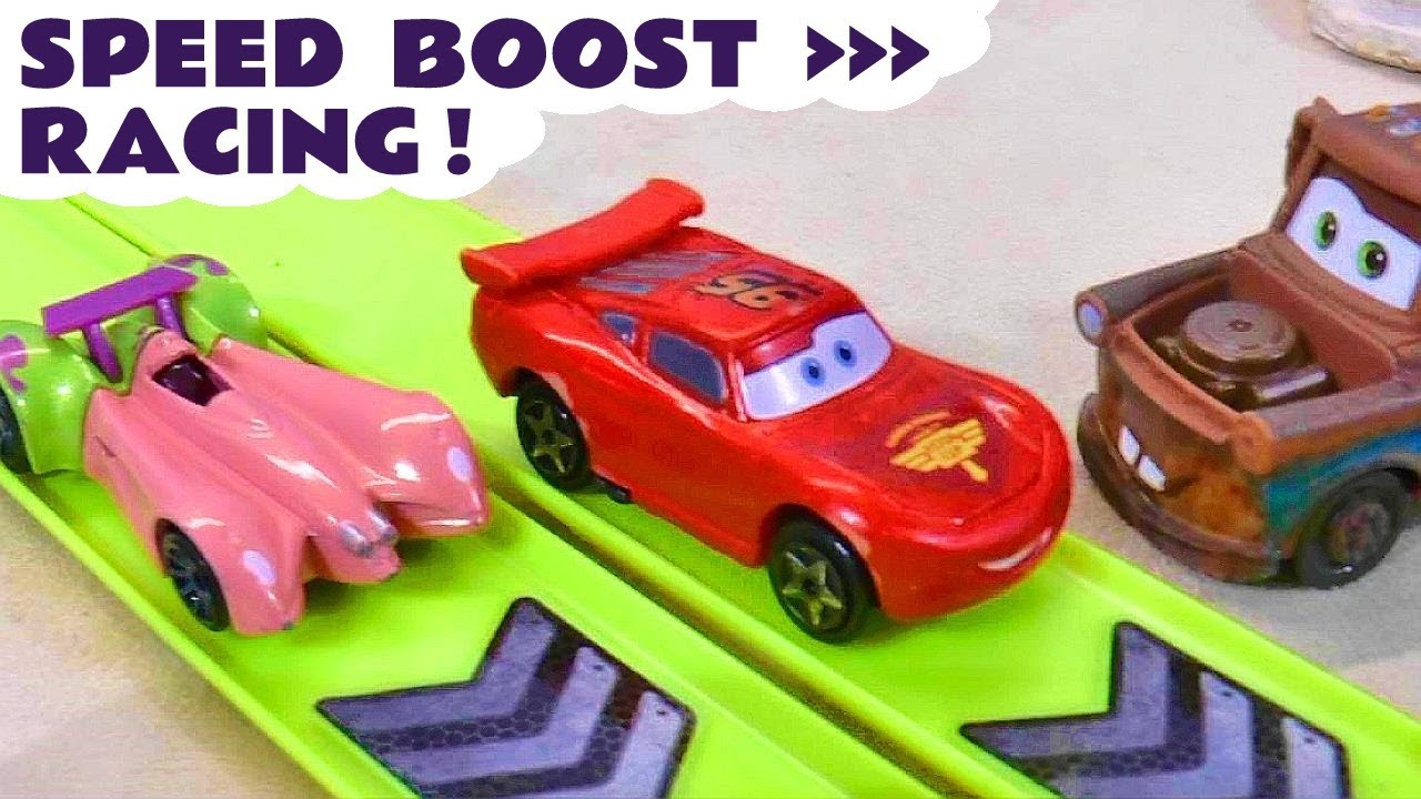 Speed Boost Challenges with Toy Cars and Funlings