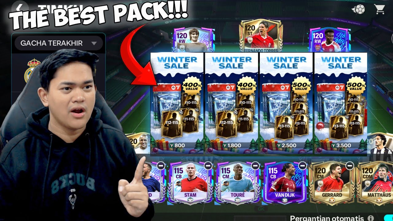 AKU TOP UP 25.000 FC POINT DEMI WINTER SALE PACK BARU! PEMAIN BAGUS SEMUANYAAA!! - EA FC MOBILE 26