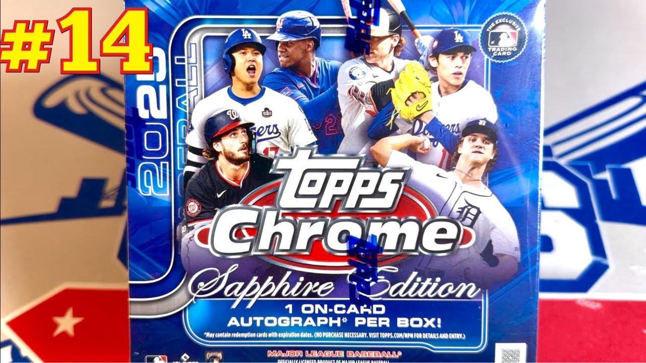 #14! Коробка Tops Chrome Sapphire 2025 года за 850 долларов!
