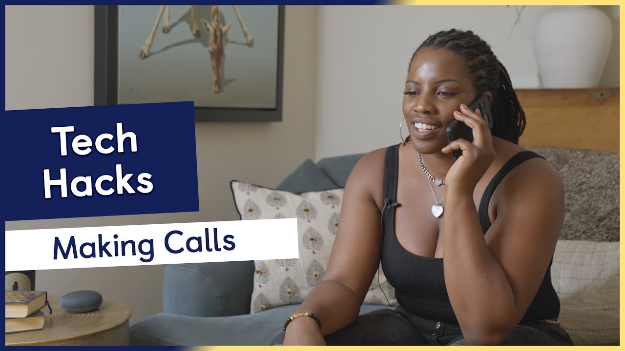 How to make calls using Google Assistant | Android accessibility features | AD Version