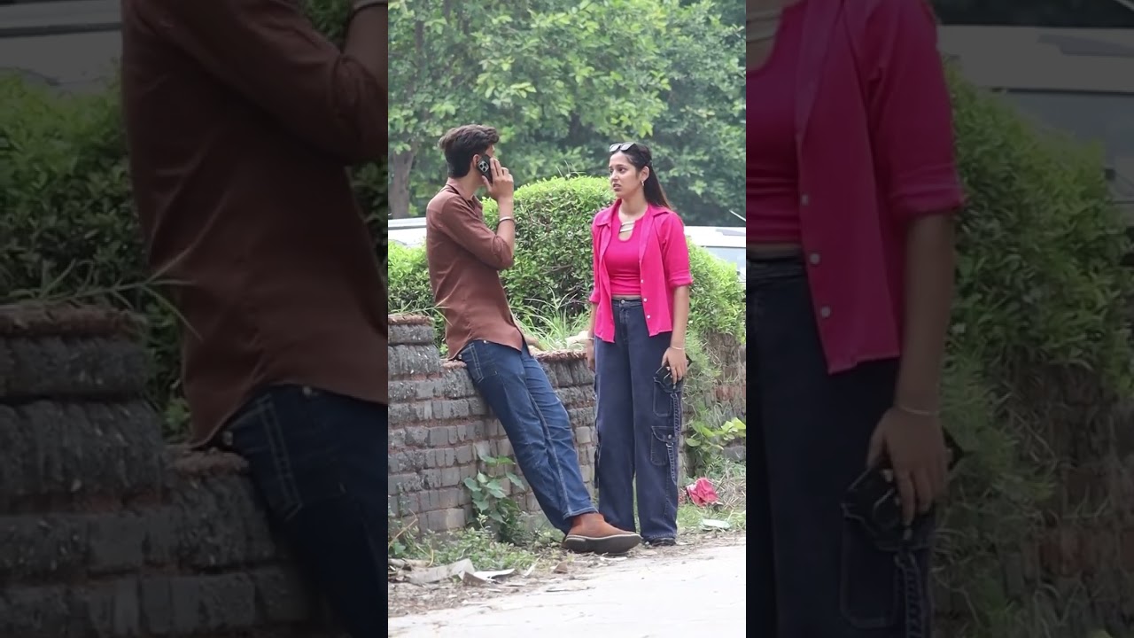 भैया वह मेरा बैग चोरी करके भाग रहा है इतनी देर से बेथ के लाइन मार रहा था🥰😒#prank 😜😂