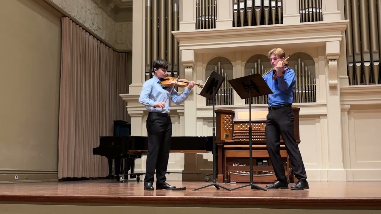 Adolphus Hailstork -- Divertimento for Violin and Viola