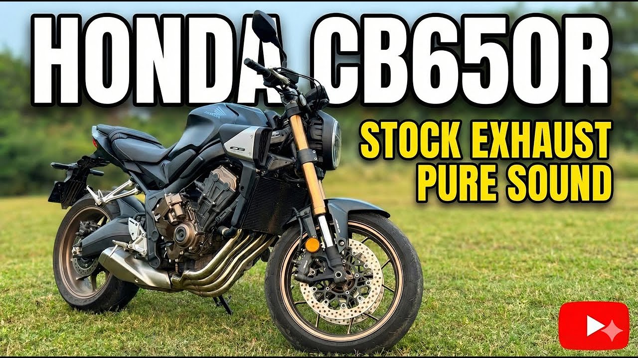 HONDA CB650R POV - E CLUTCH - Stock Exhaust Pure Sound [4K]