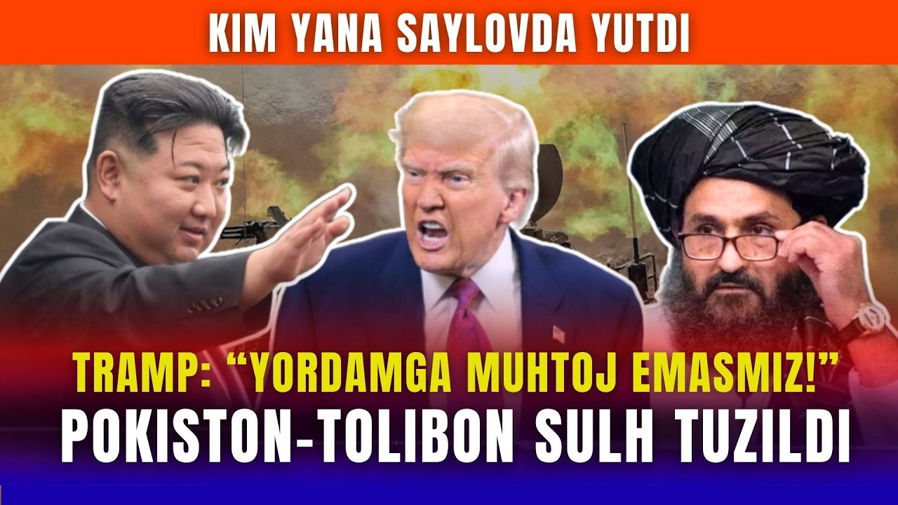 TRAMP: “YORDAMGA MUHTOJ EMASMIZ!” POKISTON-TOLIBON SULH TUZILDI