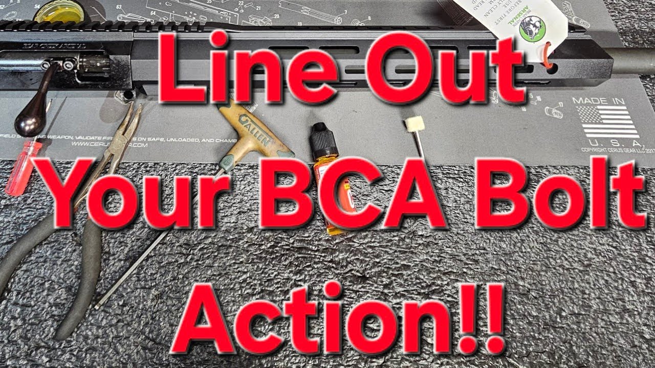 Стоп!! Смотрите, прежде чем стрелять из затворной группы BCA!!!!!