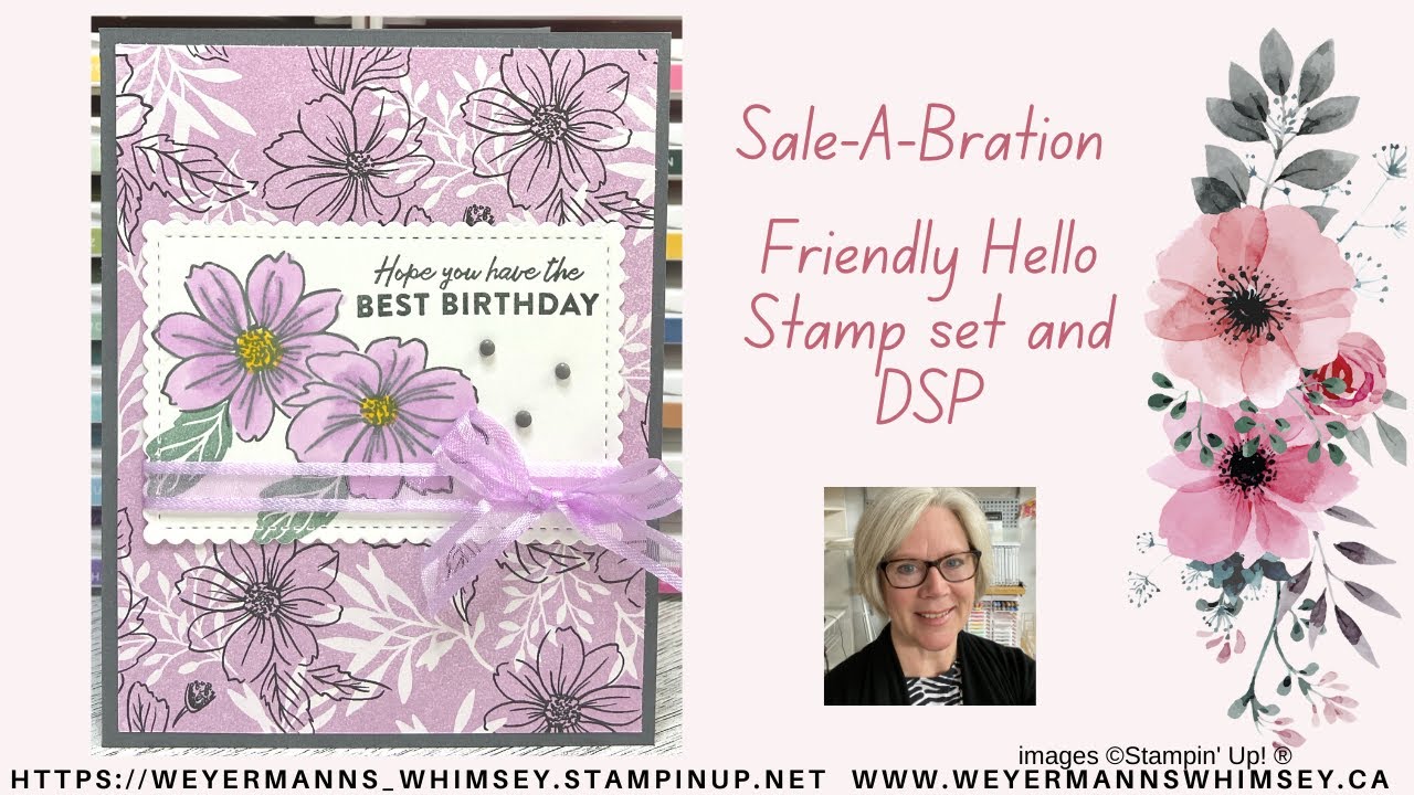 Friendly Hello Sale a bration card ideas