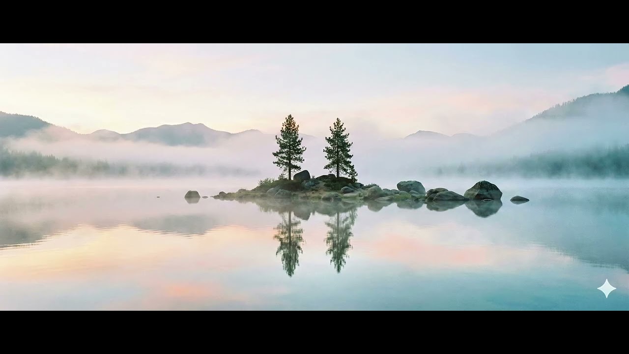 Smoky Lake at Night 🌫️ Deep Sleep Chillout Music & Calm Relaxing Ambience