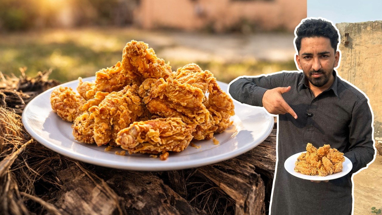 Crispy Chicken Wings Recipe | Super Crunchy & Juicy Wings at Home 🍗