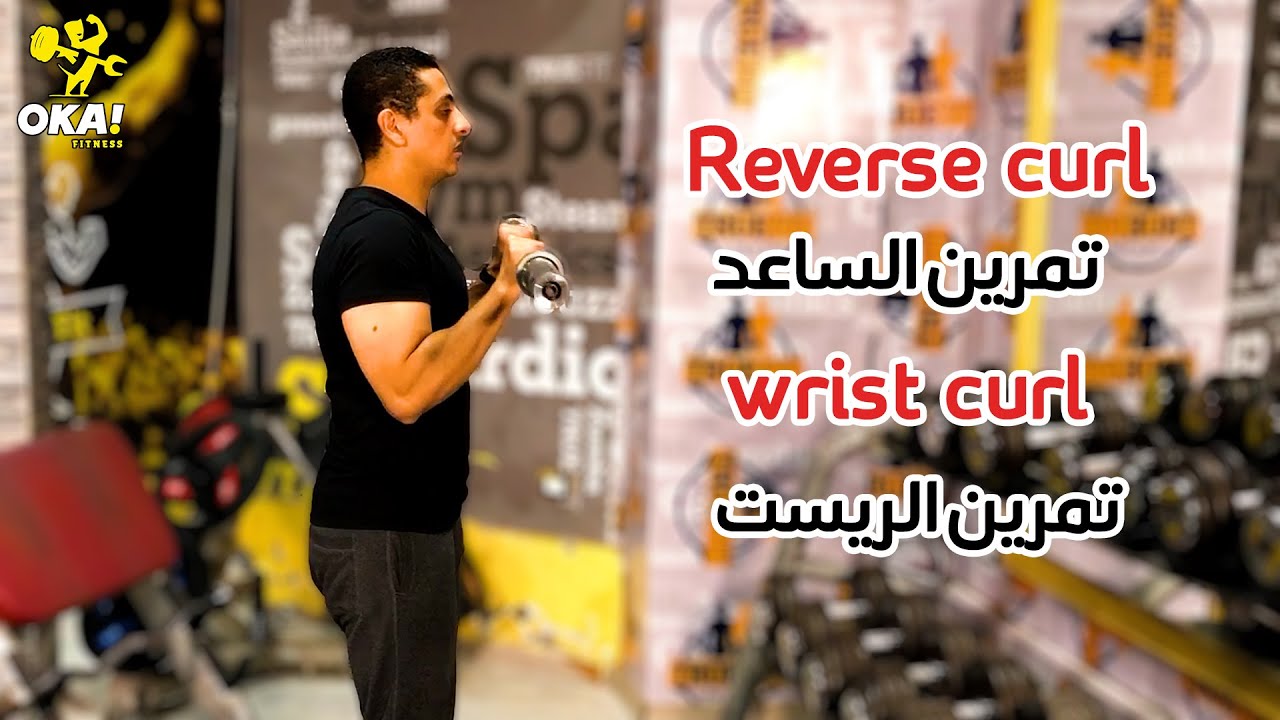 Reverse curl | wrist curl | تمرين الساعد | تمرين الريست