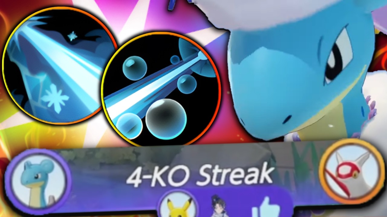 HOW TO TORTURE ENEMY WITH MAX TANK LAPRAS | Pokemon Unite