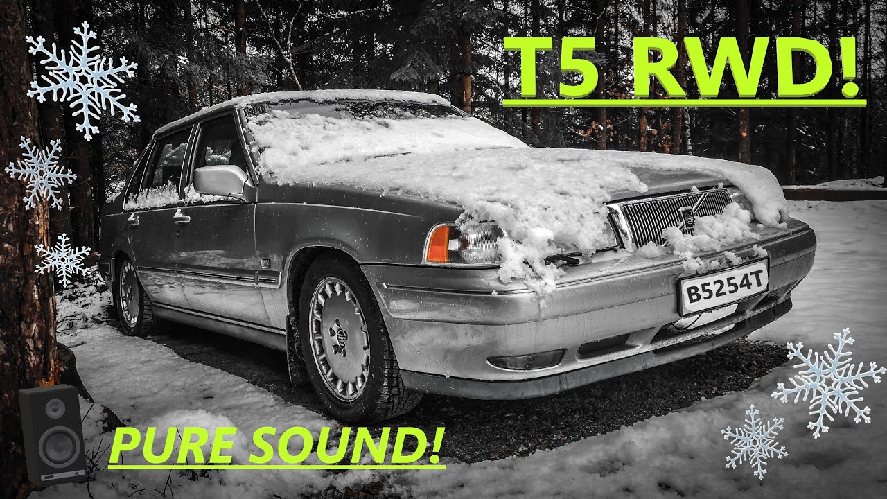 Volvo 960 T5 epic winter drift