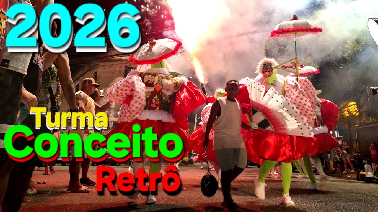 Turma Conceito 2026 (Retrô) bate-bola / batebola / batebola carnaval 