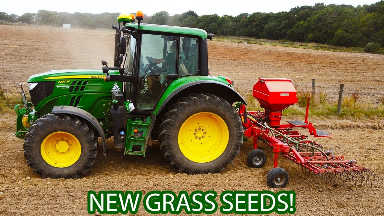 WE ARE DRILLING GRASS SEEDS!