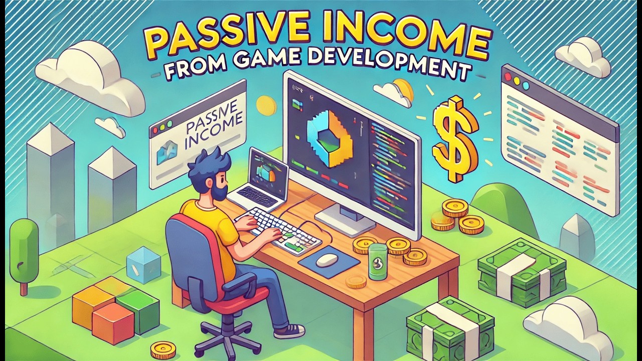 How I earn passive income by making games! Unity || Godot