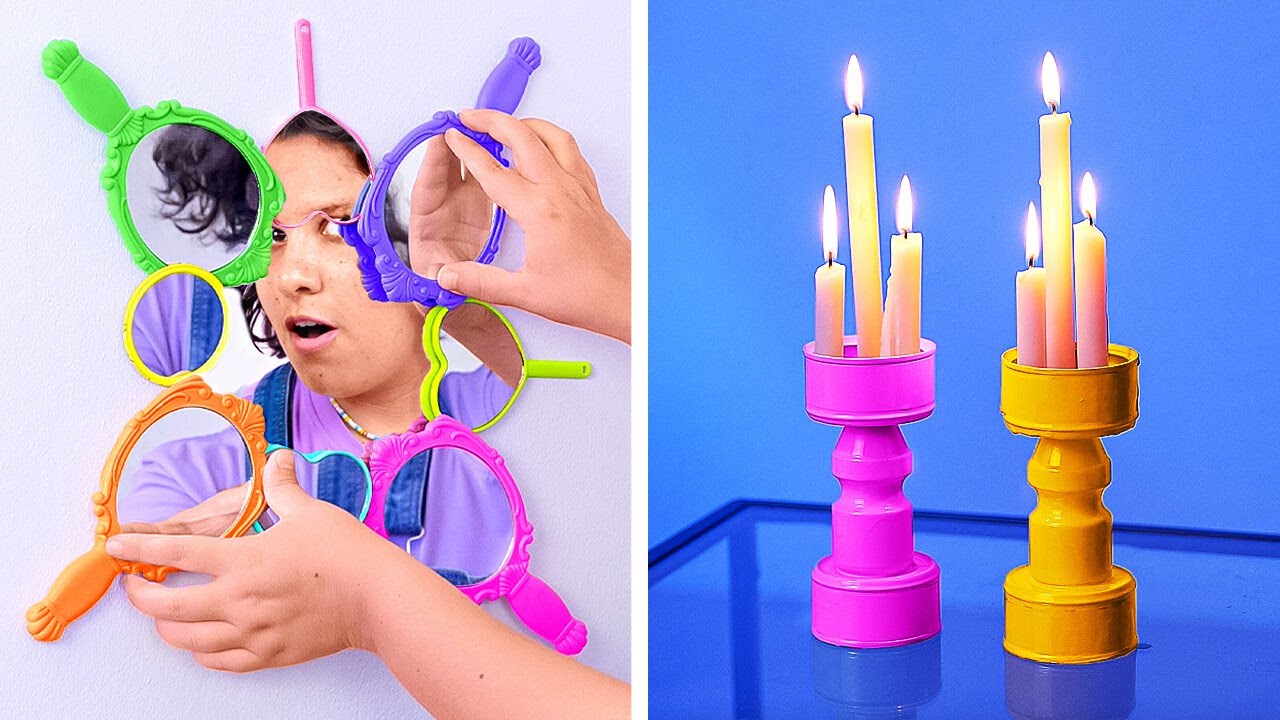 &iexcl;RENOV&Eacute; MI HABITACI&Oacute;N EN 24 HORAS! Ideas Coloridas para Muebles DIY 🎨✨