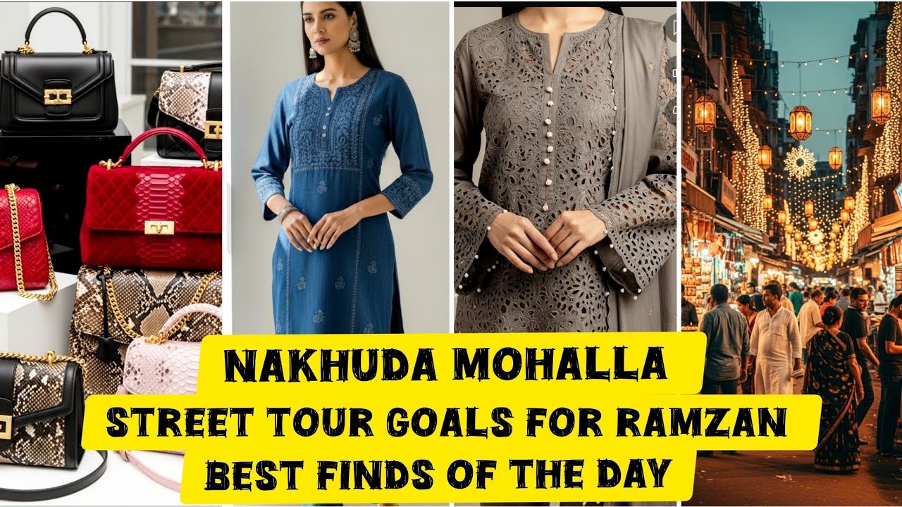 Street shopping goals for Ramzan - best finds of the day - Nakhuda Mohalla Market - Best shops finds