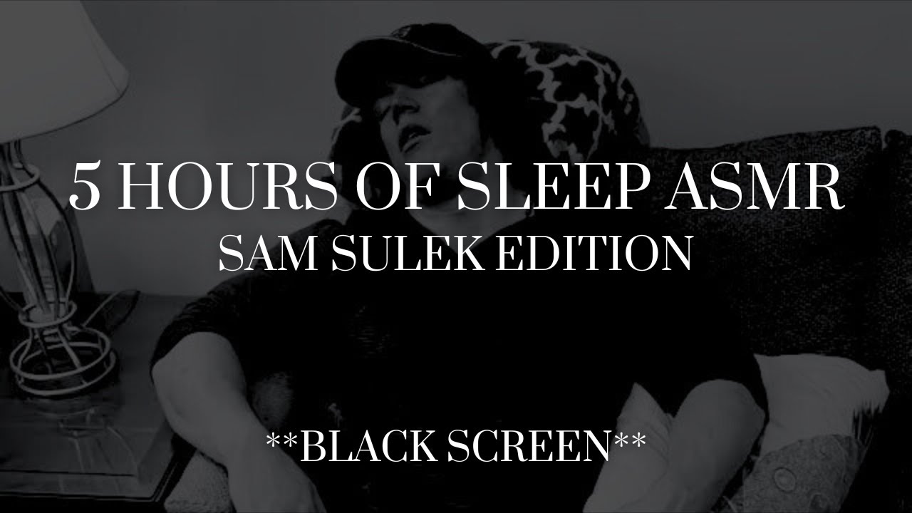Drift Off to Dreamland with Sam Sulek | 5-Hour Relaxing ASMR Black Screen
