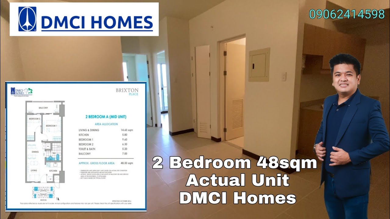 2 Bedroom 48sqm Actual Condo of DMCI Homes Brixton Place Kapitolyo Pasig City