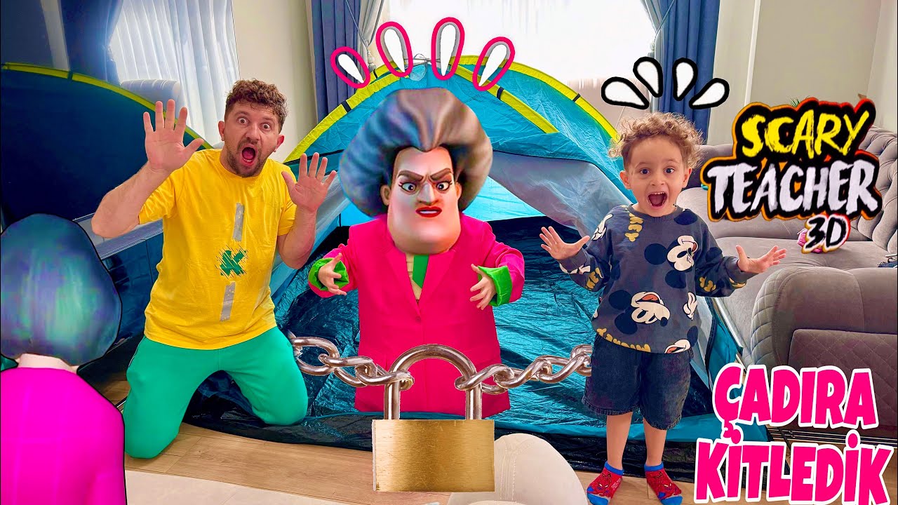 KIZGIN ÖĞRETMENİ ÇADIRA KİLİTLEDİK !! KUZEY KAÇMA !!