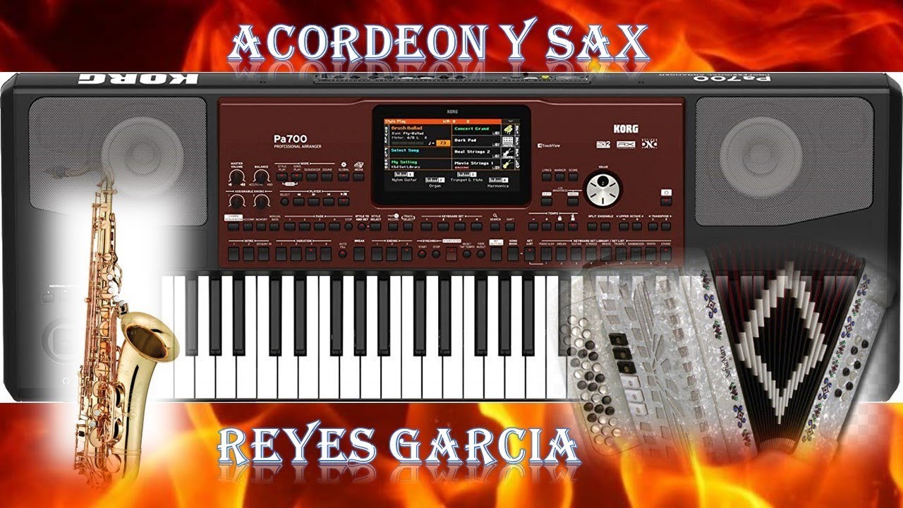 como editar un acordeon y sax en primera y segunda en  teclado korg pa 700