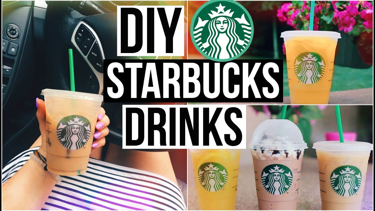 DIY Starbucks Drinks for Summer