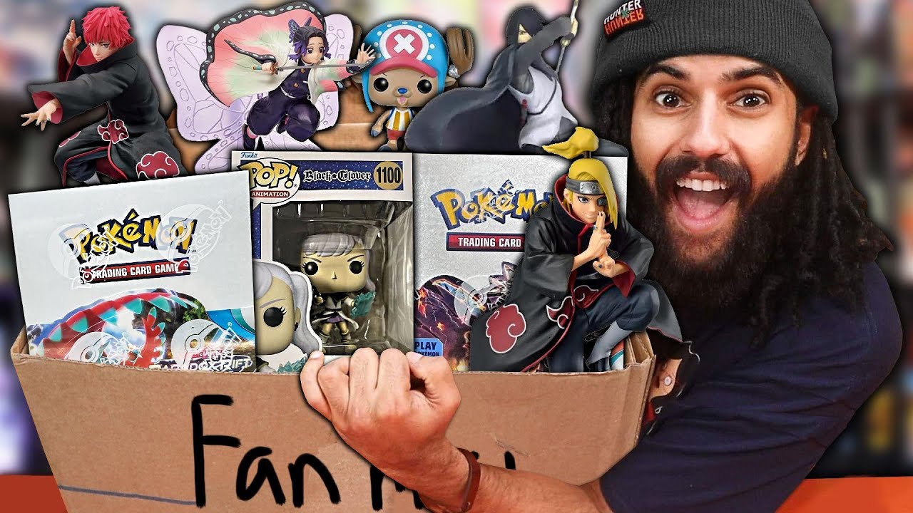 Opening Mystery Anime Packages!! (Naruto, Demon Slayer, Pokemon, and More) *FANMAIL OPENIING!!*