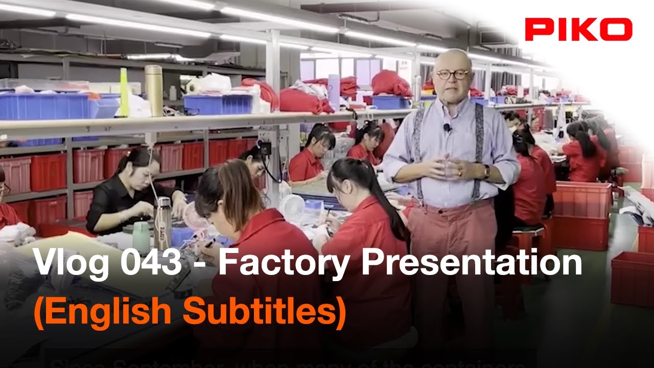 PIKO Model Trains W043 Vlog with English Subtitles