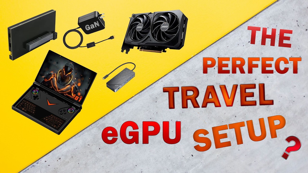 Travel-Friendly eGPU Build: OCuP4GaN + RTX 5060 + 345W GaN PSU