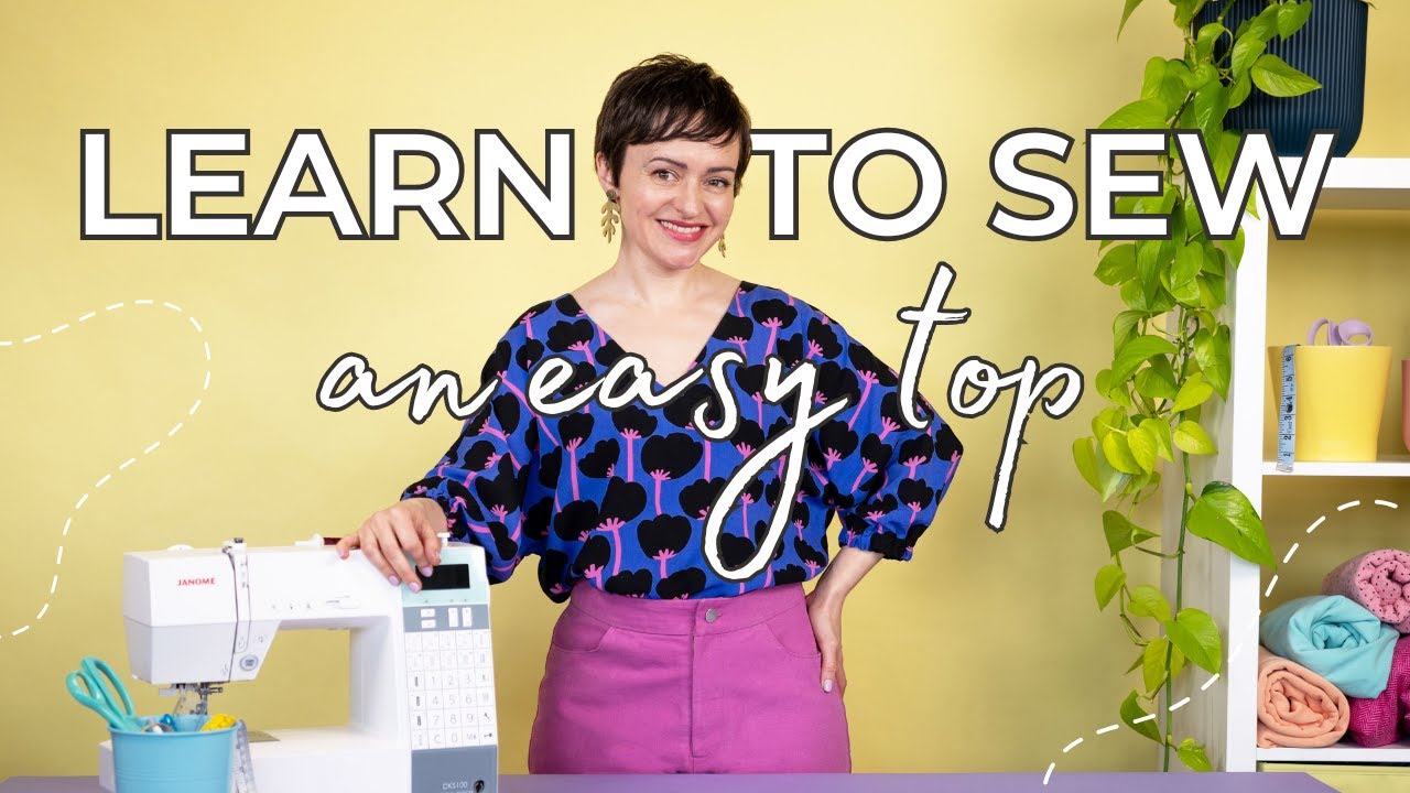 Learn to Sew an Easy Top - online sewing workshop for beginners